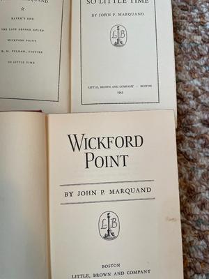 John P Marquand books