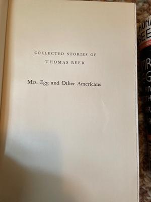 Mrs. Egg books by Thomas Beer