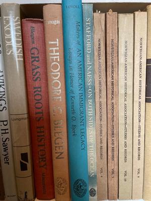 Large group of Norwegian/American books