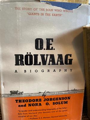 OE Rolvaag books - three are First Edition