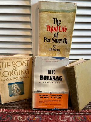 OE Rolvaag books - three are First Edition