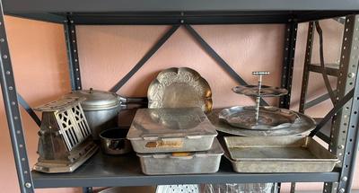 VINTAGE TOASTER, PRESTO COOK MASTER COOKER, 2 TIER SERVING TRAY AND MORE