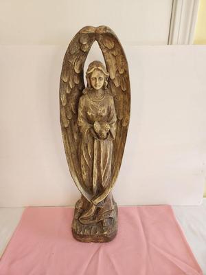 Lot #62 Resin Angel Statue - Indoor/Outdoor