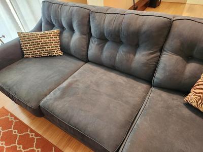 Lot #64 Contemporary Cindy Crawford Sofa - great condition