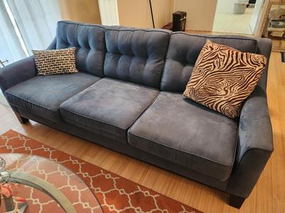 Lot #64 Contemporary Cindy Crawford Sofa - great condition