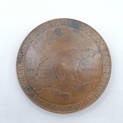 LOT 3: Set of 5 Metal Medallions- Stoney-Point Expugnatum, Charles A. Lindbergh & More