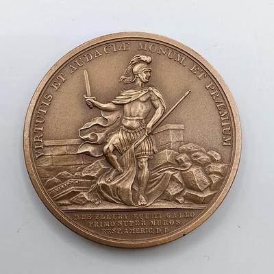 LOT 3: Set of 5 Metal Medallions- Stoney-Point Expugnatum, Charles A. Lindbergh & More