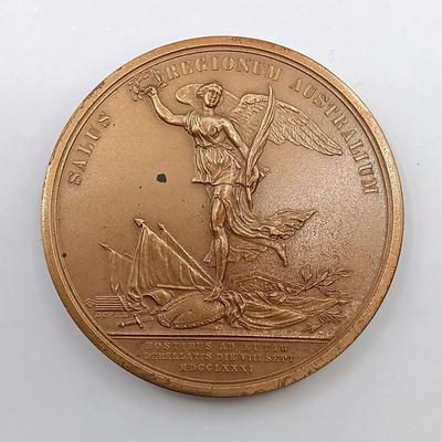 LOT 3: Set of 5 Metal Medallions- Stoney-Point Expugnatum, Charles A. Lindbergh & More