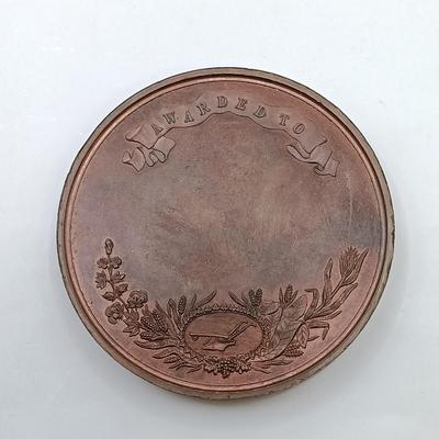 LOT 4: Set of 4 Metal Medallions- US Agricultural Society, Daniel Manning & More