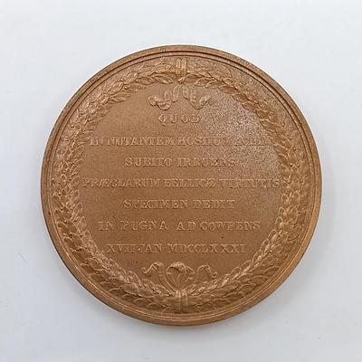 LOT 5: Set of 5 Metal Medallions- John Eager Howard, Stoney-Point Expugnatum, David Rittenhouse & More