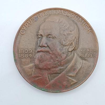 LOT 10: Set of 5 Metal Medallions- Thomas Edison 1913 Electrical Exposition, Wallace and Tiernan & More
