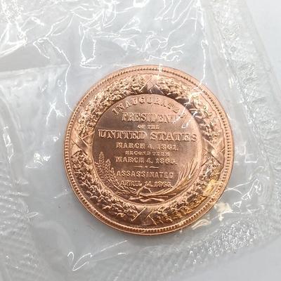 LOT 13: Set of 7 Aramark US Mint Medals- Washington, Adams, Lincoln, Jefferson & More