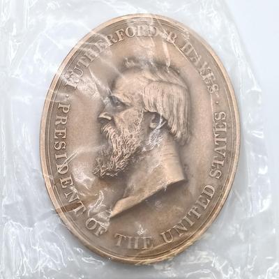 LOT 14: Set of 5 Presidential Inauguration and Peace Medallions- Arthur, Hayes, Garfield & Cleveland