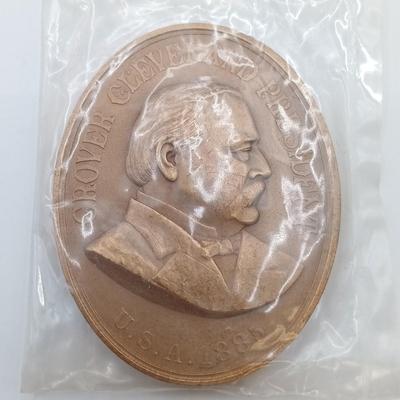LOT 14: Set of 5 Presidential Inauguration and Peace Medallions- Arthur, Hayes, Garfield & Cleveland