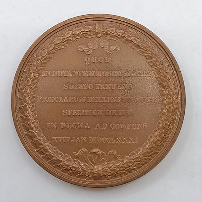 LOT 20: Set of 5 Metal Medallions- Horatio Gates, Nathaniel Green, Diplomatic Medal & More