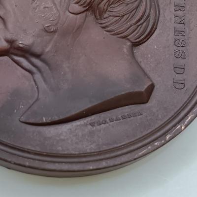 LOT 21: Rogat 1842 Louis Marie Medallion, W.H. Furness Unitarian Society & Louis Agassiz Medallions