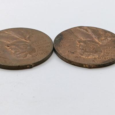 LOT 23: Frankfurt 1943 Calendar Medal, Prussia King Wilhelm Medal, Clock Museum Coin & More