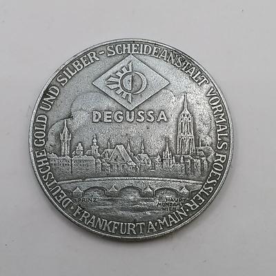 LOT 23: Frankfurt 1943 Calendar Medal, Prussia King Wilhelm Medal, Clock Museum Coin & More