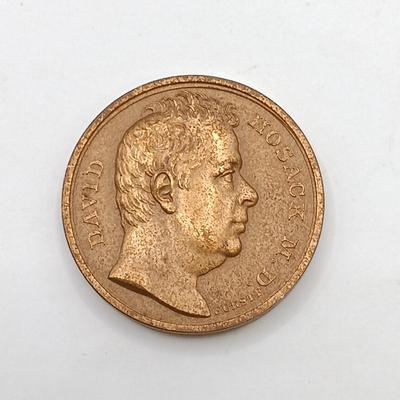 LOT 24: Set of 8 Metal Medallions- John Muir, Public Schools of Buffalo NY, Hugo Eckener & More