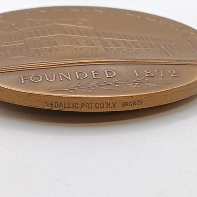 LOT 24: Set of 8 Metal Medallions- John Muir, Public Schools of Buffalo NY, Hugo Eckener & More