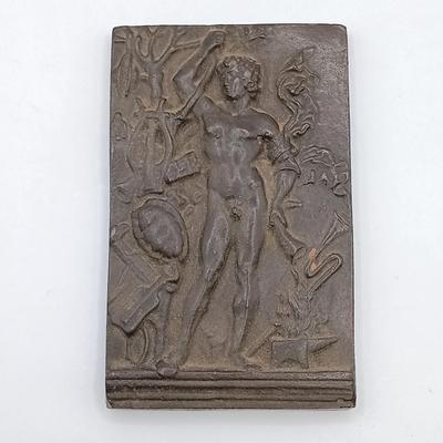 LOT 25: Alva Museum Replica of 'The Genius of Music' with Coins