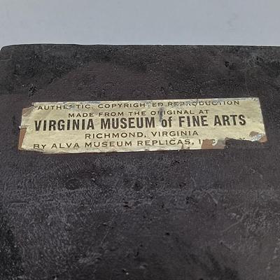 LOT 25: Alva Museum Replica of 'The Genius of Music' with Coins