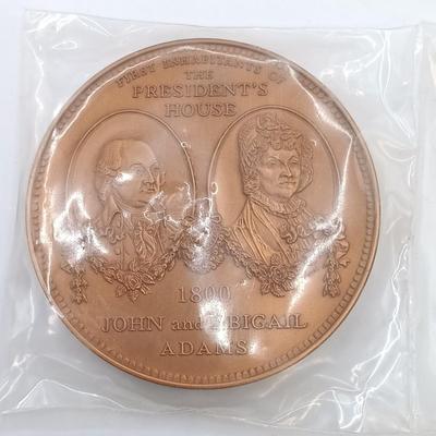 LOT 26: George Washington Bicentennial Medal, Martha Washington Annual Assay Commission, Abraham Lincoln & John and Abigail Adams...