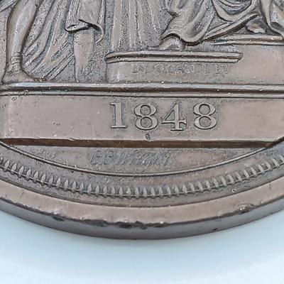 LOT 27: C.C. Wright Engraver Gilbert Stuart, Zachary Taylor & Henry Clay Medallions