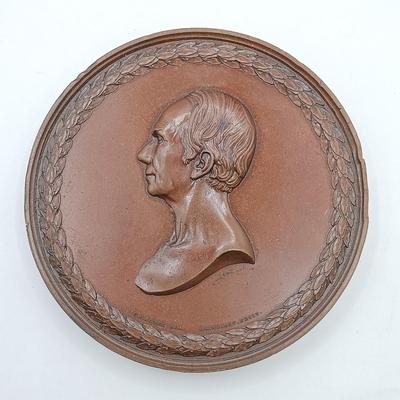 LOT 27: C.C. Wright Engraver Gilbert Stuart, Zachary Taylor & Henry Clay Medallions