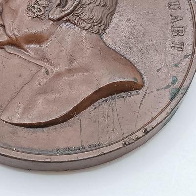 LOT 27: C.C. Wright Engraver Gilbert Stuart, Zachary Taylor & Henry Clay Medallions