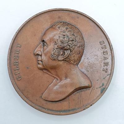 LOT 27: C.C. Wright Engraver Gilbert Stuart, Zachary Taylor & Henry Clay Medallions