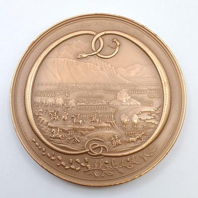 LOT 27: C.C. Wright Engraver Gilbert Stuart, Zachary Taylor & Henry Clay Medallions