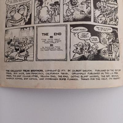 LOT 109: The Fabulous Furry Freak Bros. 1971 Rip Off Press #1, Man From UNCLE Paperbacks, Shorthand Books & More