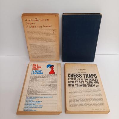 LOT 110: Vintage/Antique Chess and Checkers Books
