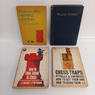 LOT 110: Vintage/Antique Chess and Checkers Books