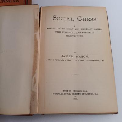 LOT 110: Vintage/Antique Chess and Checkers Books