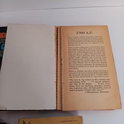 LOT 111: Vintage Sci-Fi Paperbacks, A House-Boat on the River Styx 1895 & The World of William Clissold 1926 Volumes I and II