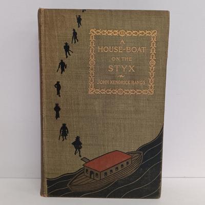 LOT 111: Vintage Sci-Fi Paperbacks, A House-Boat on the River Styx 1895 & The World of William Clissold 1926 Volumes I and II