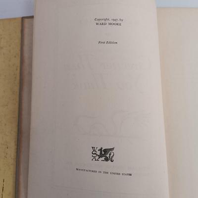 LOT 112: Vintage Sci-Fi Hardback Books- Greener Than You Think 1947 First Edition, Mr. Adam 1946 & More
