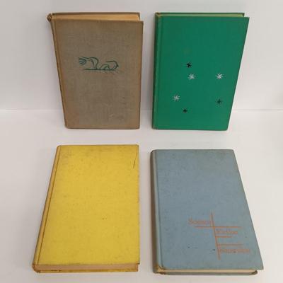LOT 112: Vintage Sci-Fi Hardback Books- Greener Than You Think 1947 First Edition, Mr. Adam 1946 & More