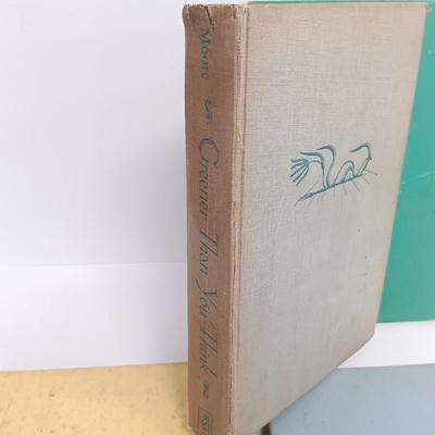 LOT 112: Vintage Sci-Fi Hardback Books- Greener Than You Think 1947 First Edition, Mr. Adam 1946 & More