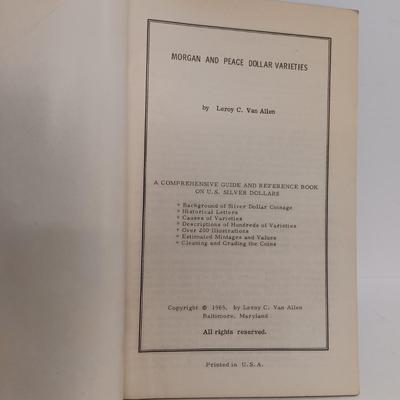 LOT 113: Vintage Numismatic/ Medal Collecting Books