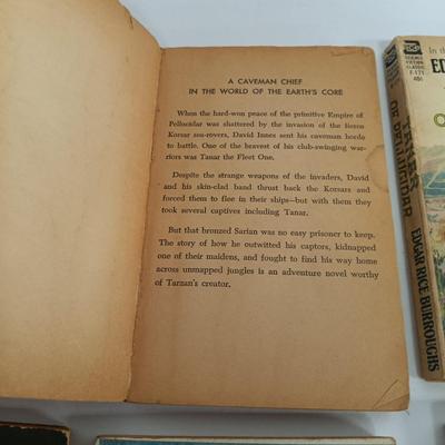 LOT 114: Vintage Edgar Rice Burroughs Collection- A Princess of Mars 1970, Carson of Venus 1963 & More