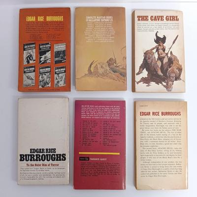 LOT 114: Vintage Edgar Rice Burroughs Collection- A Princess of Mars 1970, Carson of Venus 1963 & More