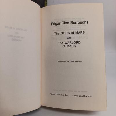 LOT 114: Vintage Edgar Rice Burroughs Collection- A Princess of Mars 1970, Carson of Venus 1963 & More