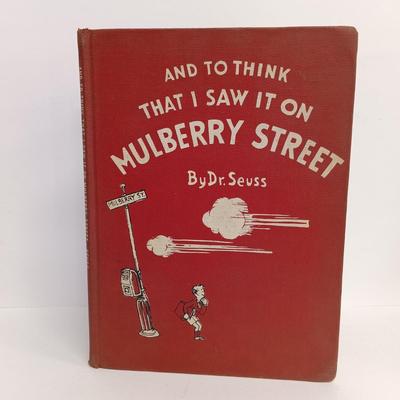 LOT 116: And To Think That I Saw It On Mulberry Street 1937, Bambi 1929, The Blue Book of Dogs 1941 & More
