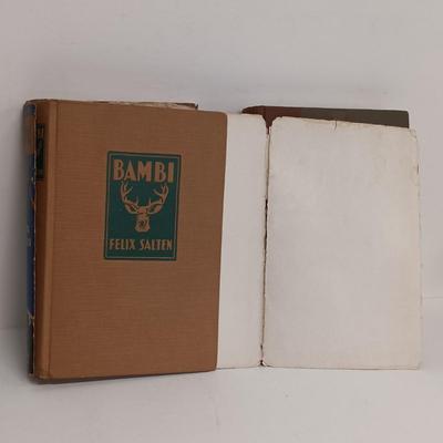 LOT 116: And To Think That I Saw It On Mulberry Street 1937, Bambi 1929, The Blue Book of Dogs 1941 & More