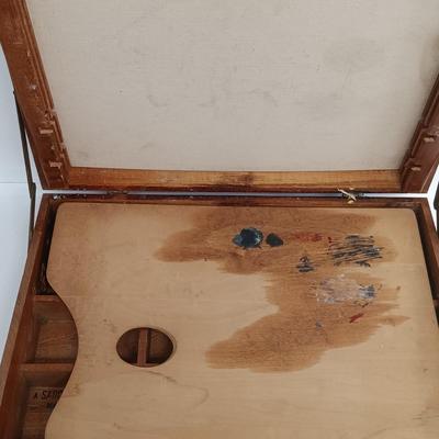 LOT 117: Vintage Sargent Easel-Aide with Blitz How to Draw Cartoons Video Kit and Art Books