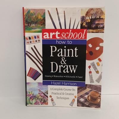 LOT 117: Vintage Sargent Easel-Aide with Blitz How to Draw Cartoons Video Kit and Art Books