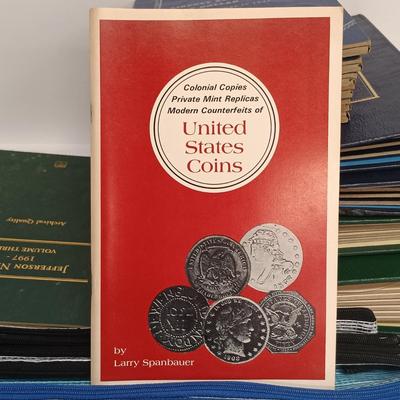 LOT 118: Coin Collecting Accessories- Empty Books, Tubes, Bags & More